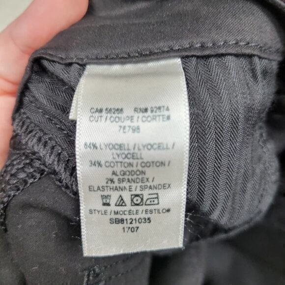 NWT Splendid High Waist Ankle Skinny Jeans Black Lace Hem 25 - Picture 7 of 7